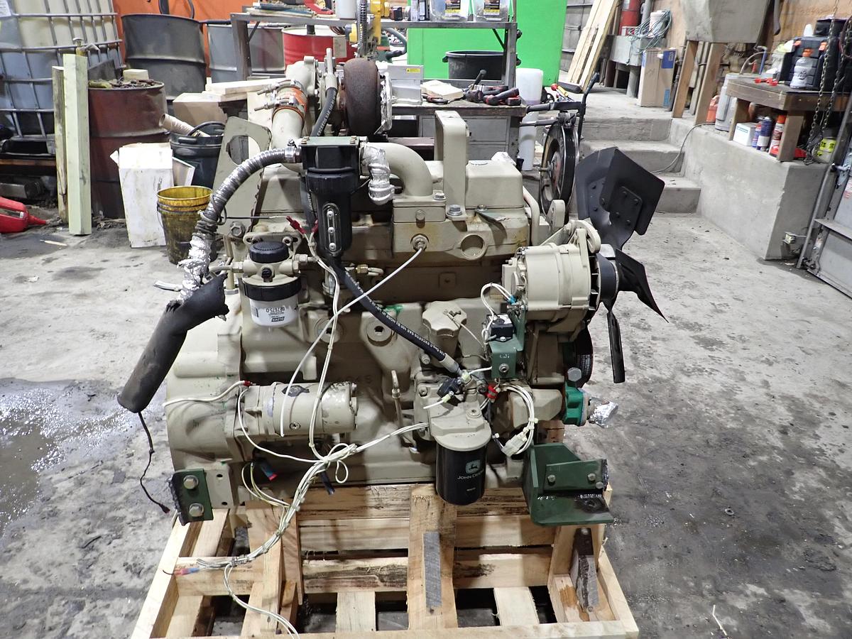 Used John Deere 4045TF151 Turbo Diesel Engine 777 HOURS!