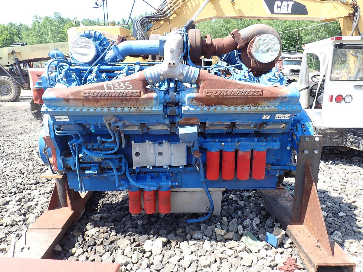 Used 2015 Cummins QSK50 Diesel Engine 2250 HP CPL 3300