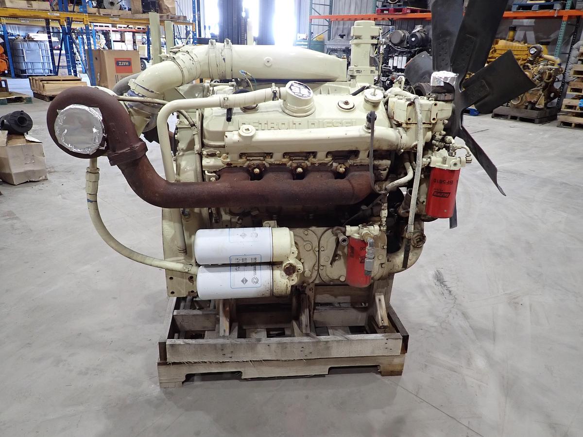 Used Detroit Diesel 8V92TTA Engine TWIN TURBO 1469 HOURS