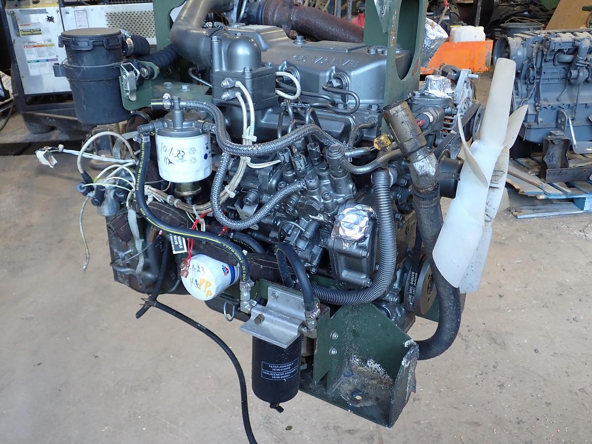 Used Yanmar 4TNV84T Turbo Diesel Engine 451 HOURS!