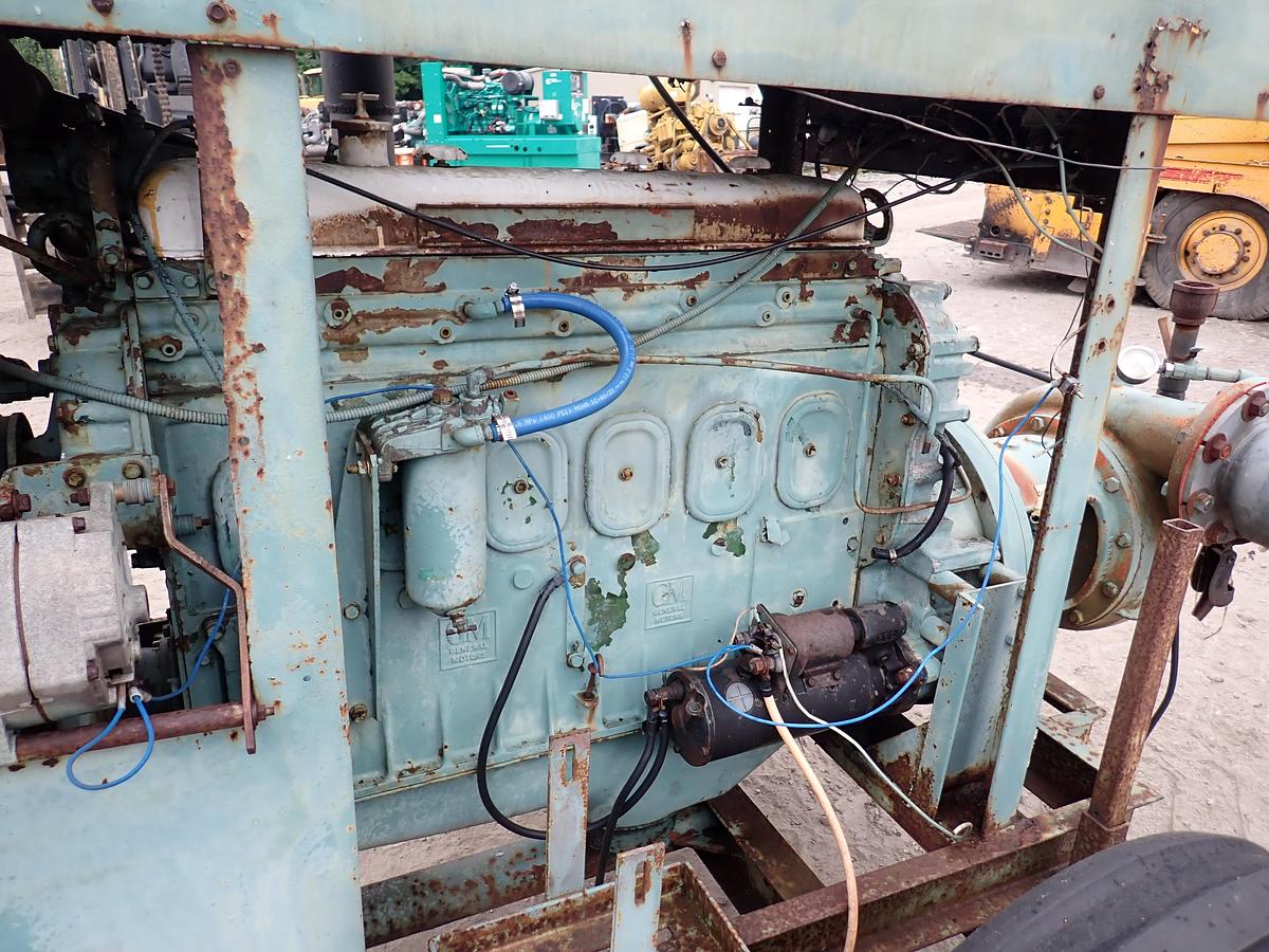 Used Berkeley B6JQBM 8x6 Water Irrigation Pump DETROIT 6-71