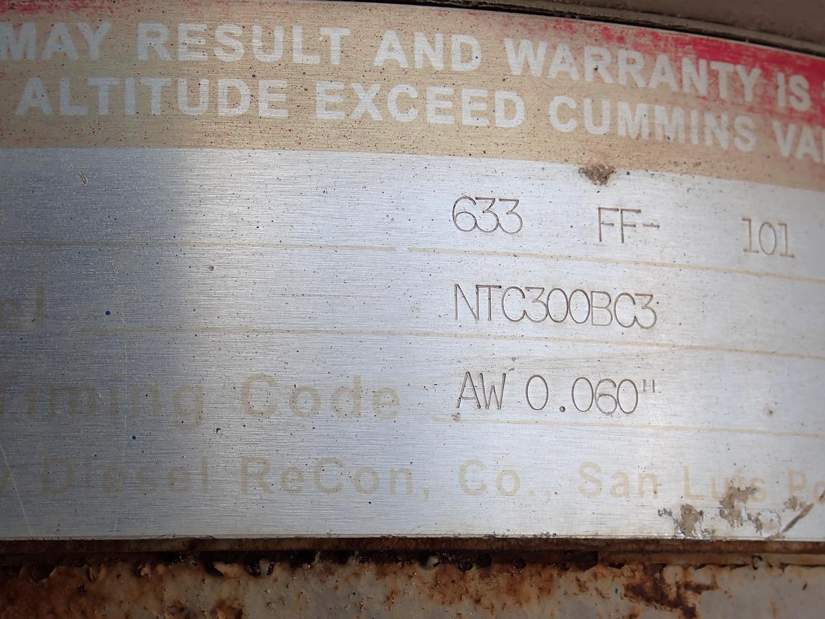 Used 2005 Cummins NTC300 BIG CAM 3 Diesel Engine
