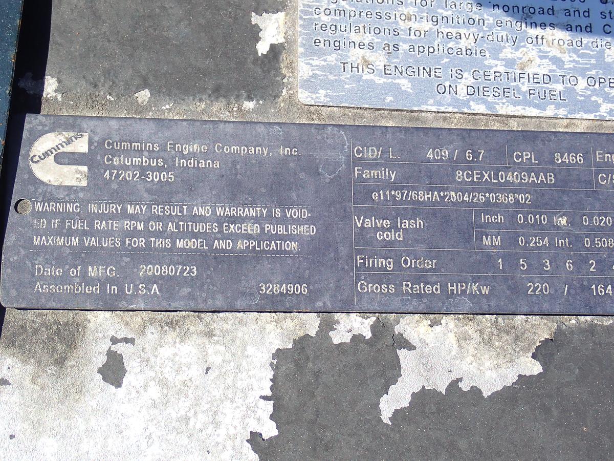 Used 2008 Cummins QSB 6.7 Diesel Engine CPL 8466