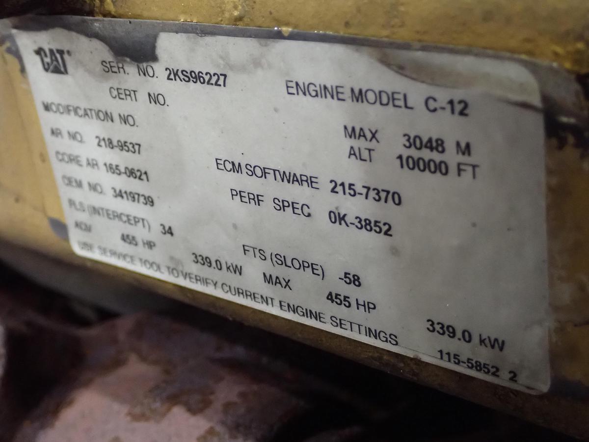 Used 2002 CAT C12 Diesel Truck Engine 455 HP LOW TIME! 