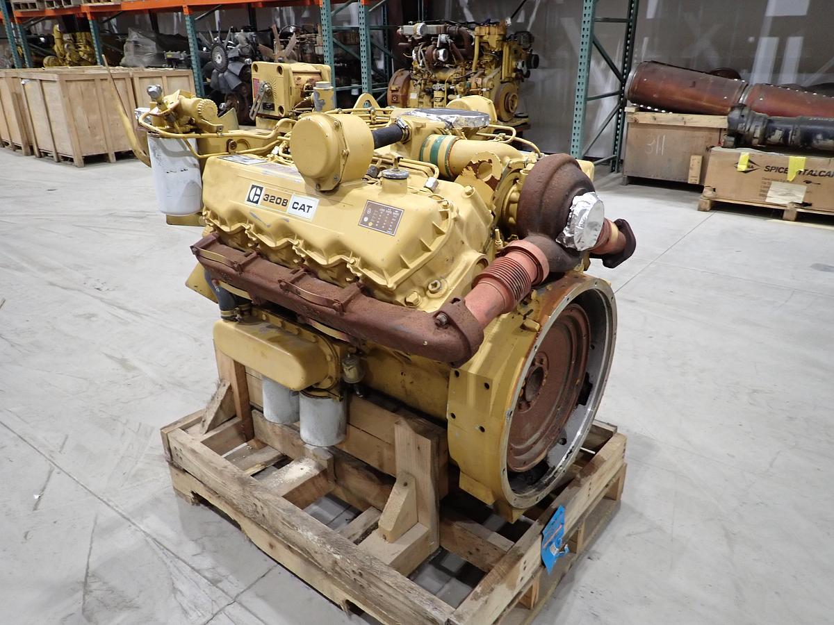 Used CAT 3208T Turbo Diesel Industrial Engine 1W7200
