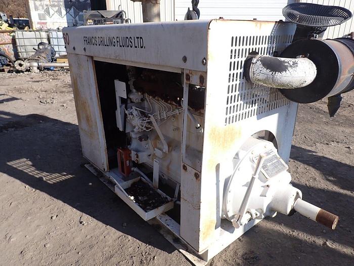 Used John Deere 6068TF150 Turbo Diesel Engine POWER UNIT! VIDEO! PTO CLUTCH! 6068T