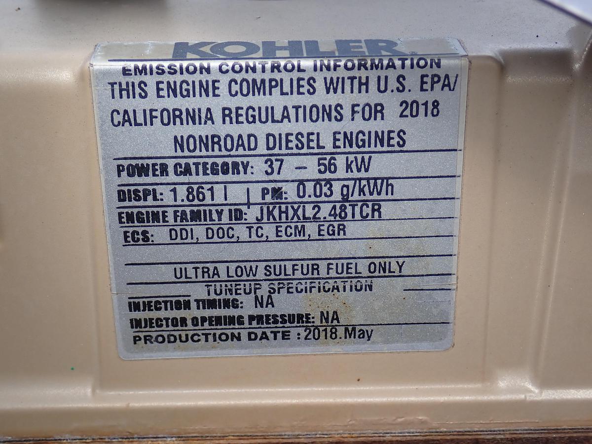 Used 2018 Kohler KDI1903TCR