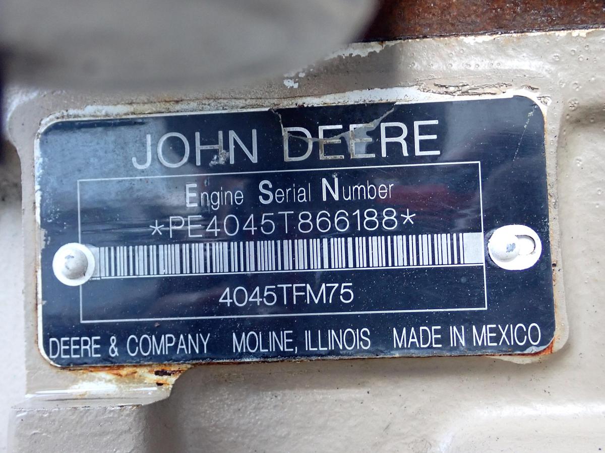 Used 2012 John Deere 4045TFM75 65 KW Marine Generator
