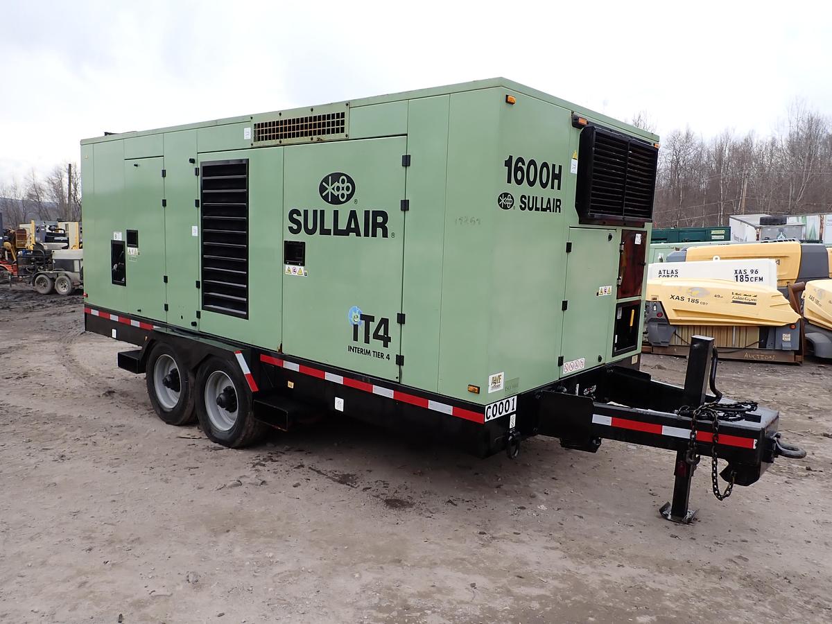 Used 2014 Sullair 1600HAF 1600 CFM Air Compressor
