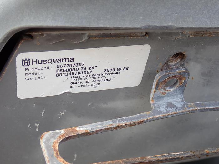 Used 2015 Husqvarna FS5000D