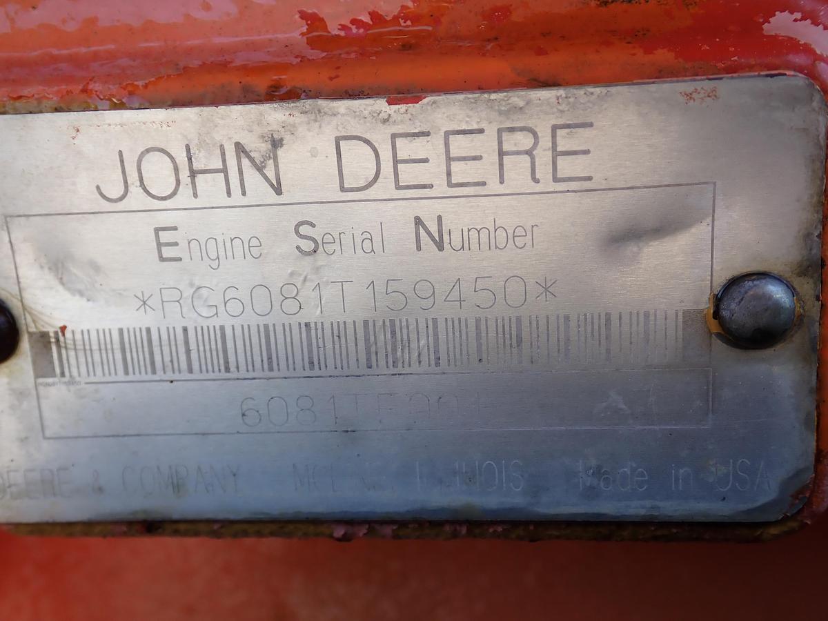 Used John Deere 6081TF001 Turbo Diesel Engine