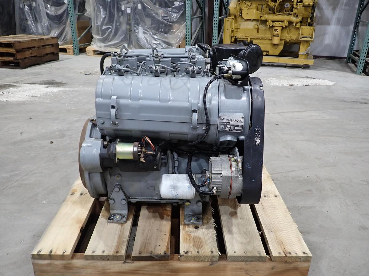 Used Lombardini 5LD825-3 Diesel Engine 688 HOURS!