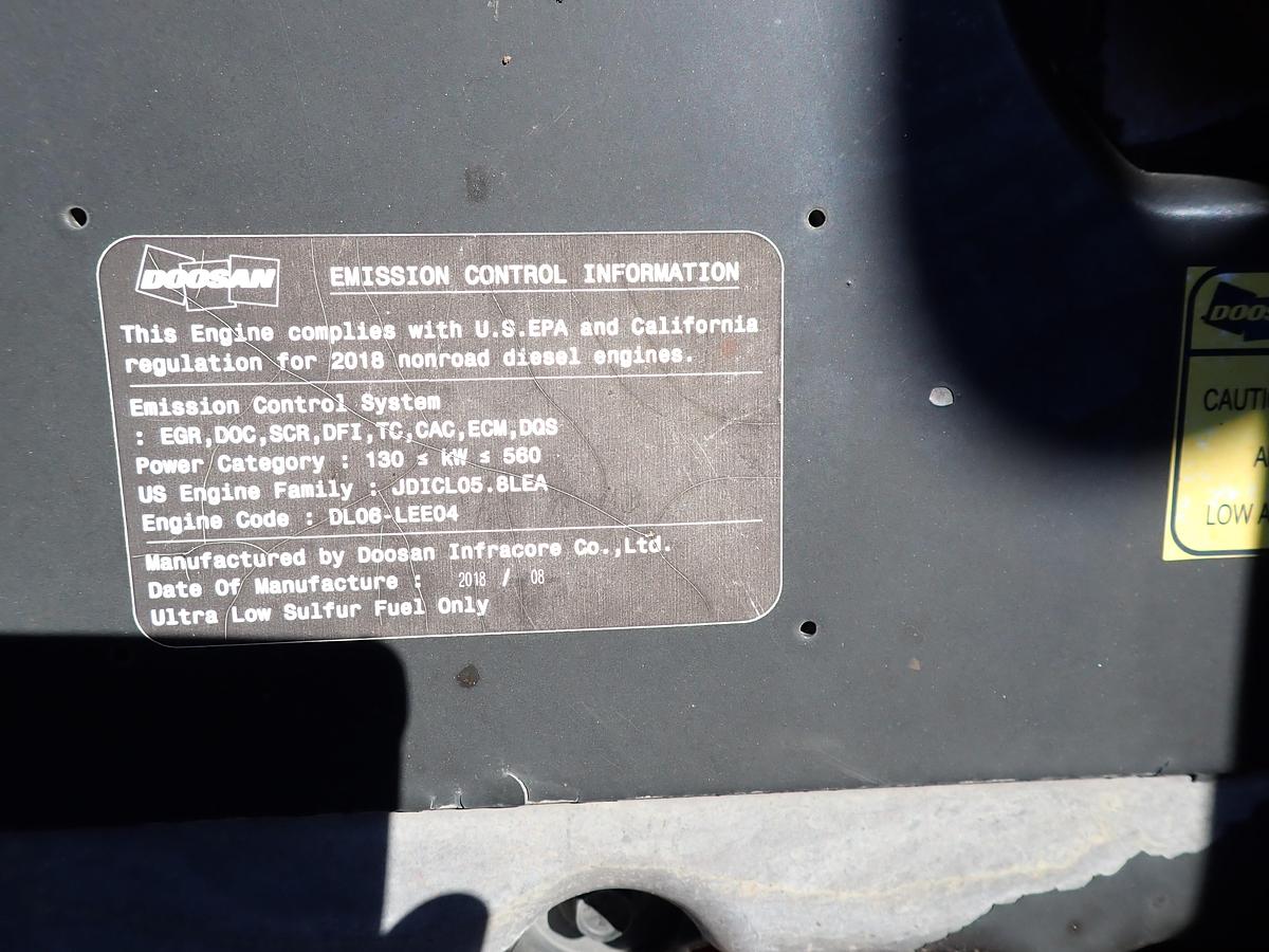 Used 2019 Doosan DX210WMH-5 Wheeled Excavator Material Handler