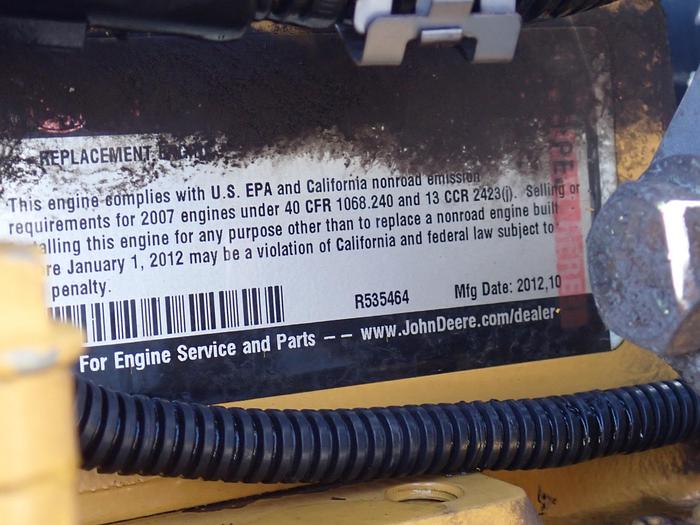 Used 2012 John Deere 4045HF285 Diesel Engine