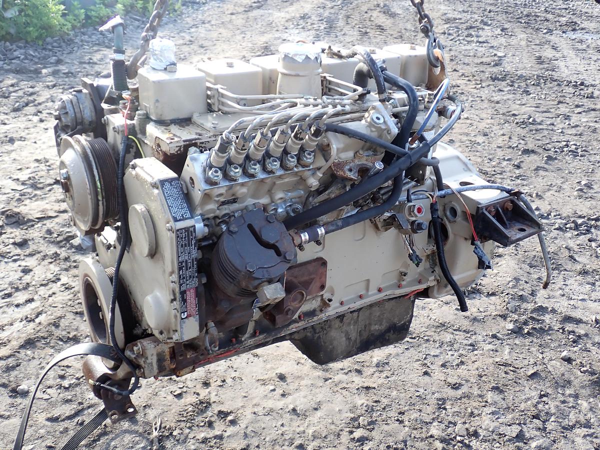 Used 1994 Cummins B5.9-190 Diesel Engine 6BT CPL 1551 5.9
