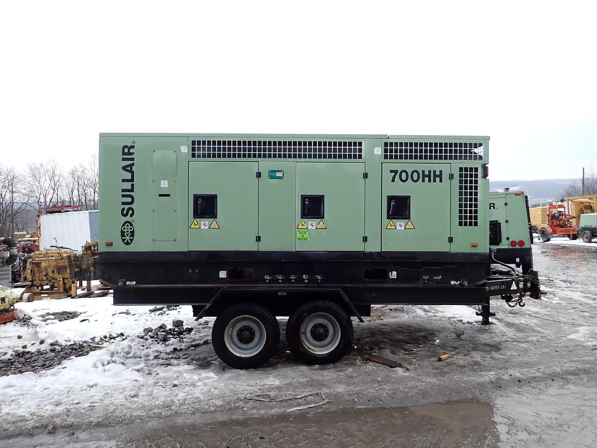 Used 2016 Sullair 700HH-AF/DTQ 700 CFM Air Compressor 200 PSI!