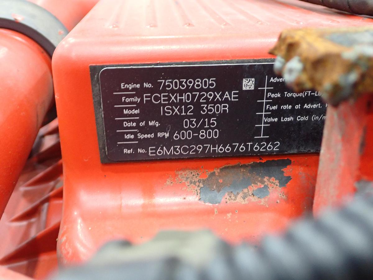 Used 2015 Cummins ISX12 350 Diesel Engine CPL 4589