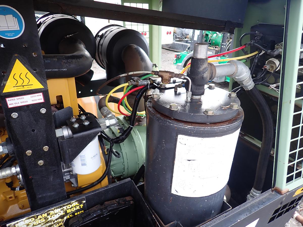 Used 2008 Sullair 375HH 375 CFM Air Compressor 200 PSI 49 ORIGINAL HOURS!