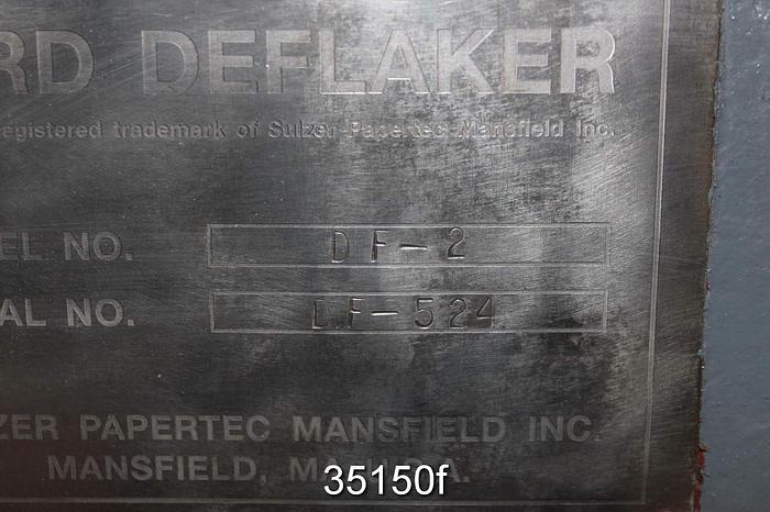 Used Bird DF-2 Deflaker, 5x5 #35150