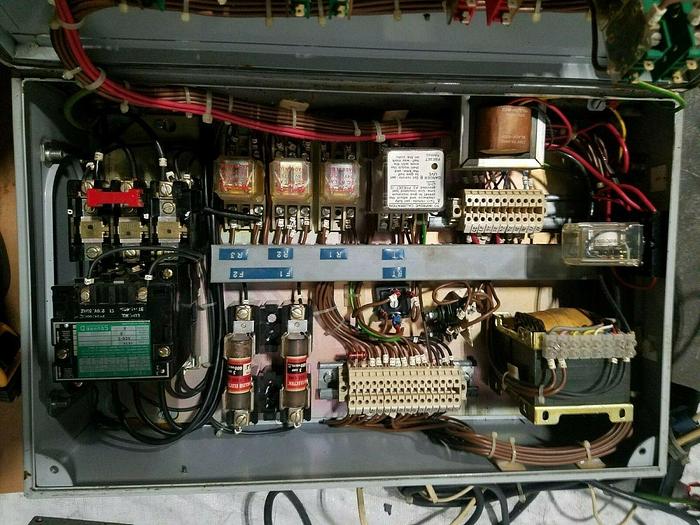 Used Electronic Control Box with relays and other micro switches