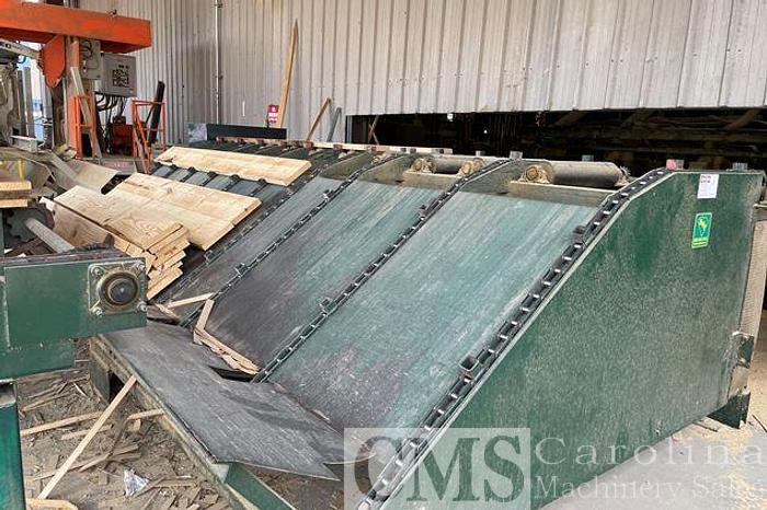 Used Hutto Wood Products Trim Saw with Infeed Deck