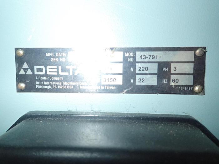 Used Delta 43-791 1 1/4'' Spindle Shaper 7 1/2HP