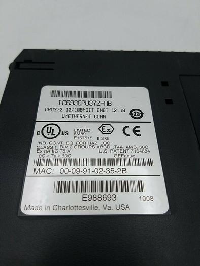GE FANUC IC693CPU372-AB CPU372 IC693CPU372