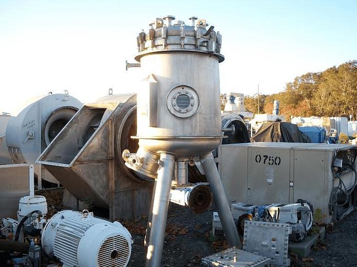 Used 10/15 SQ. METER SCHENK CENTRIFUGAL DISCHARGE PRESSURE FILTER – HASTELLOY C-276  – JACKETED