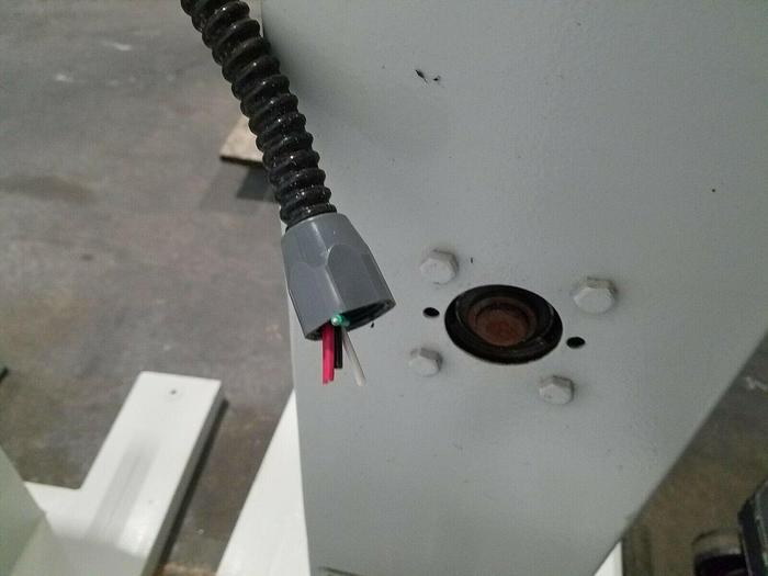 Used PA Industries Motorized Material Stock Reel with Paper Interleaf