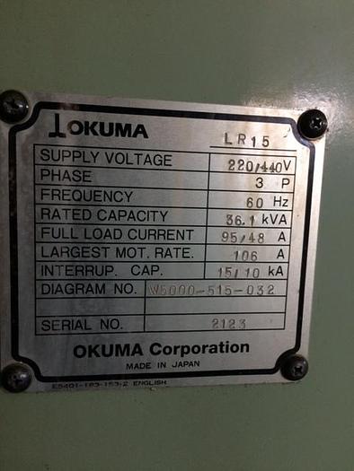 Used 1992 Okuma LR-15
