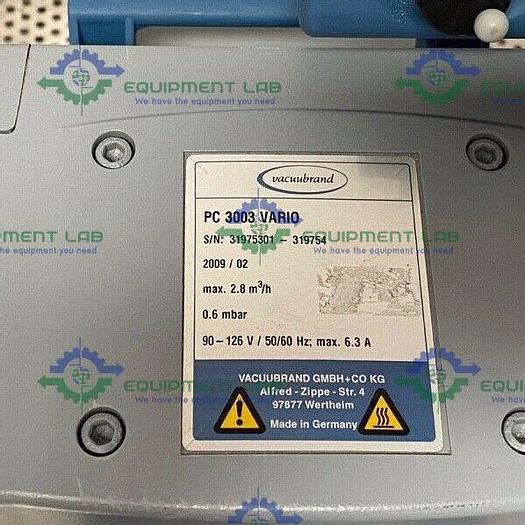 Used Hettich CombiDancer Infra-Red Vortex-Evaporator PC 3003 Vario Vacuum Pump