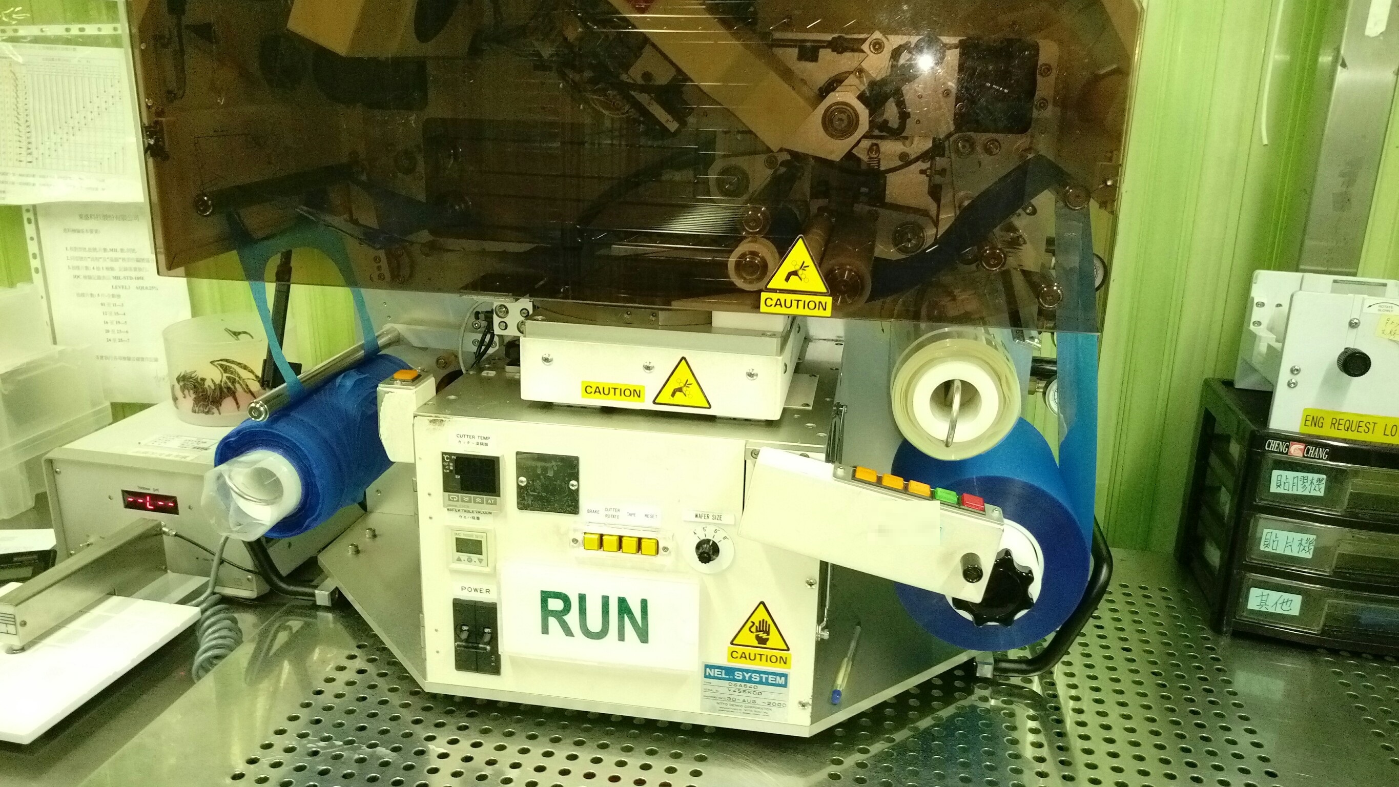 Used 2000 Nitto DSA840 tape laminator