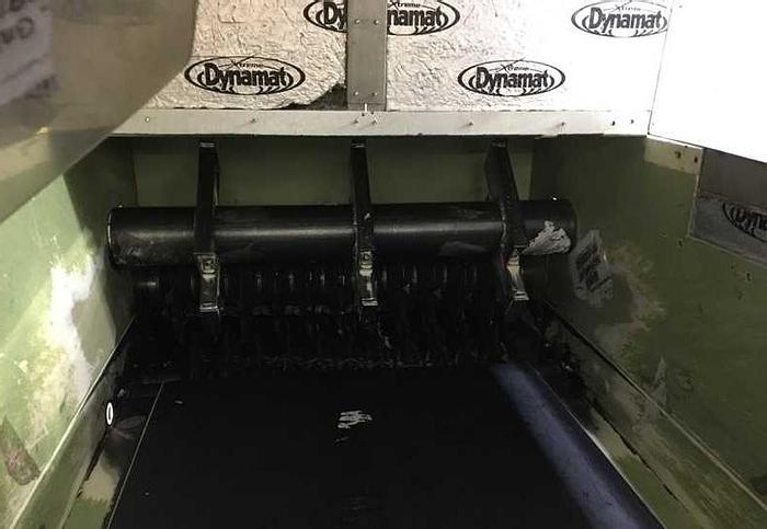 Used 48" BLOAPCO MDL. 3CX-1548H FLOOR MOUNTED SHREDDER CARDBOARD AND CORES