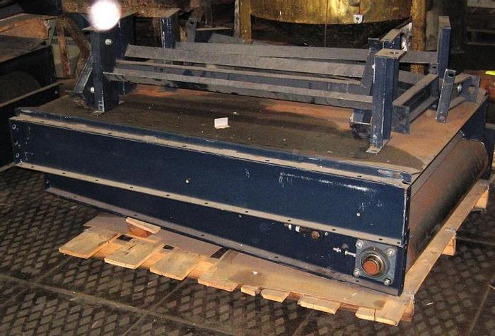 Used Belt Conveyor, Total Length 30 Feet, Uses 36" Wide Belt. Speed 60 Fpm, Drive Is 5 Hp, 460V, 1785 Rpm. #23972