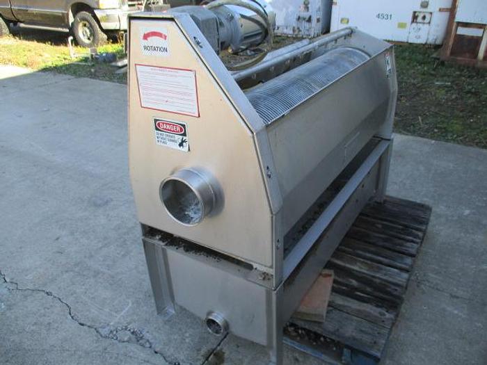 Used Lyco Sealed Drum Separator/Dewatering Reel; Md#SDS 15" dia x 48' long