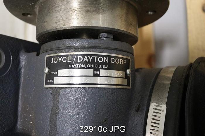 Used Joyce/Dayton WJ2415U71/2 T2 W/BT Worm Gear Actuator #32910