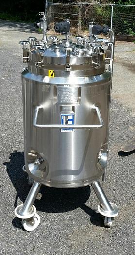 Used 60 GALLON FELDMEIER REACTOR BODY – SANITARY S/S – 45/FV – 90 PSI JACKET