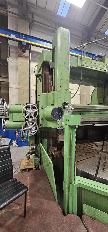 Used 1970 WEBSTER & BENNETT 120" DCM DOUBLE COLUMN VERTICAL BORING AND TURNING MACHINE