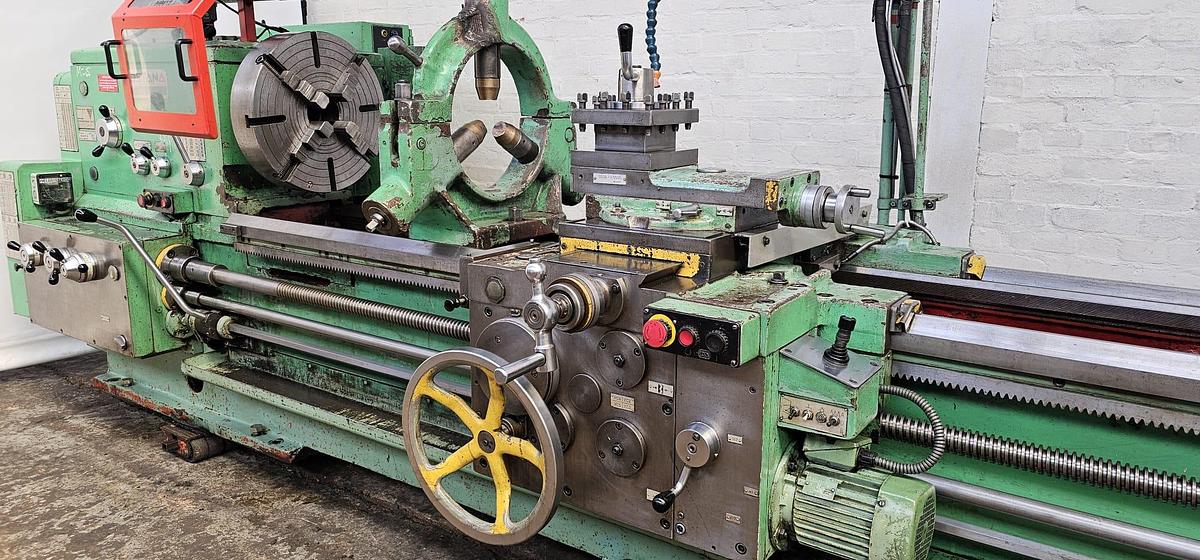 Used MOSTANA 1M63 x 3000 Gap Bed Centre Lathe