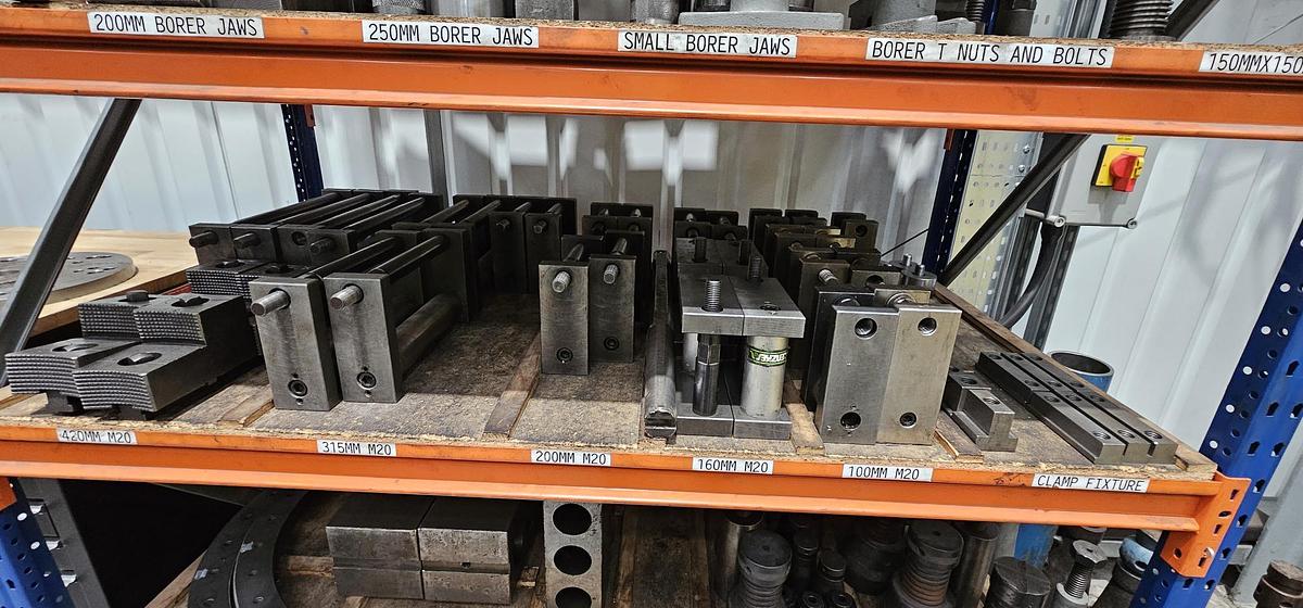 Used 1977 WEBSTER & BENNETT 120" DCM DOUBLE COLUMN VERTICAL BORING MACHINE