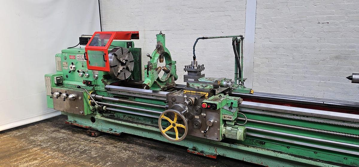 Used MOSTANA 1M63 x 3000 Gap Bed Centre Lathe