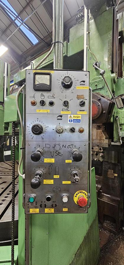 Used 1970 WEBSTER & BENNETT 120" DCM DOUBLE COLUMN VERTICAL BORING AND TURNING MACHINE