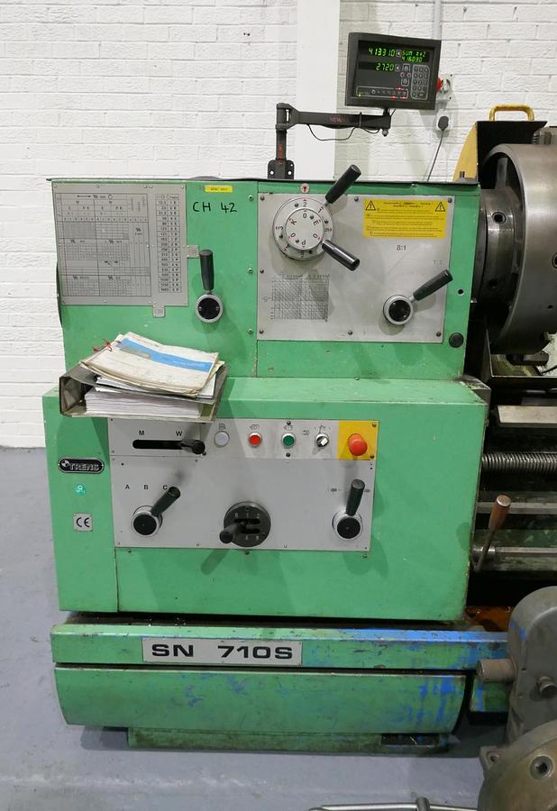 Used 2007 TRENS SN710S GAP BED UNIVERSAL CENTRE LATHE