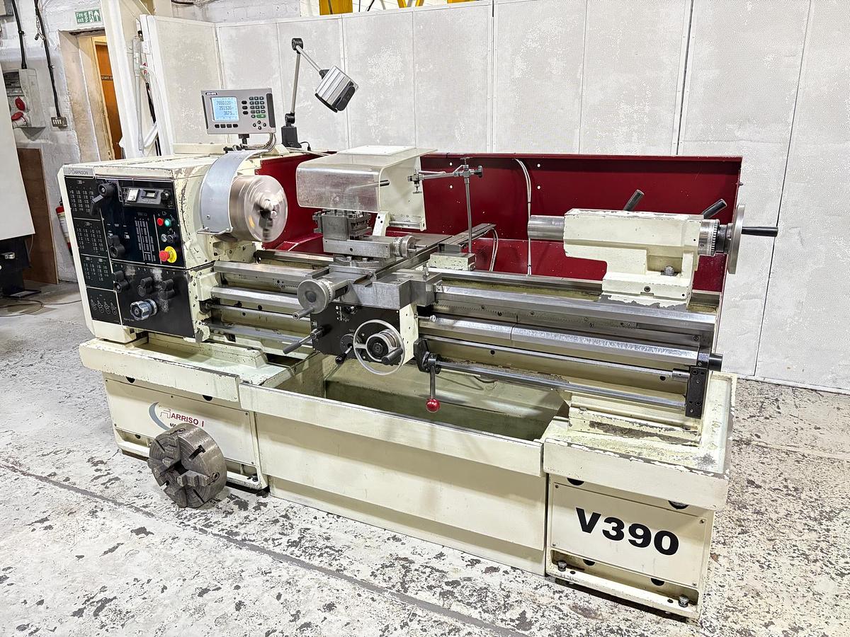 Used 2011 HARRISON V390 x 1250 GAP BED CENTRE LATHE
