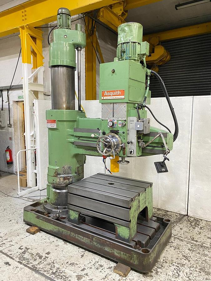 Used 1977 ASQUITH OD1 MK2 14/54 RADIAL ARM DRILL