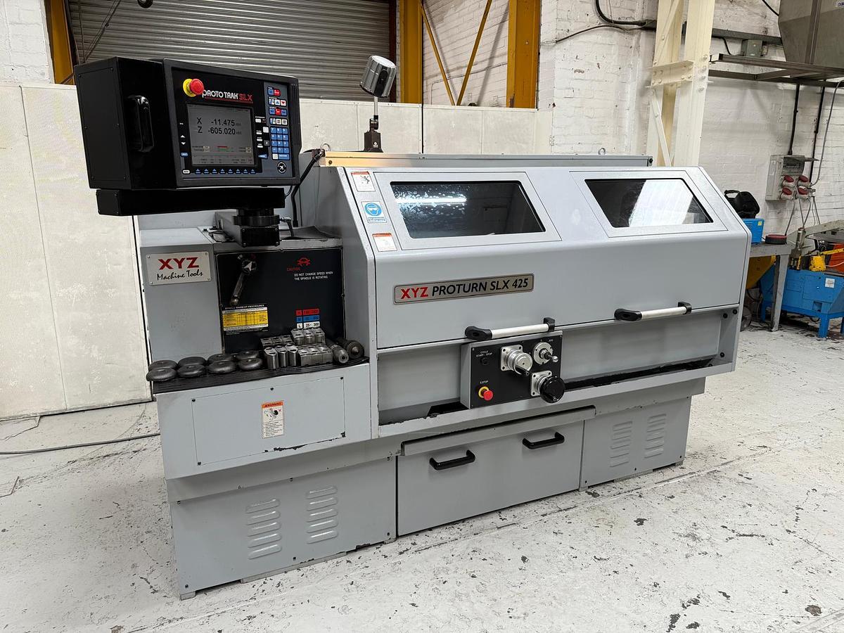 Used XYZ PROTURN SLX 425 X 1250MM CNC/MANUAL TEACH GAP BED CENTRE LATHE