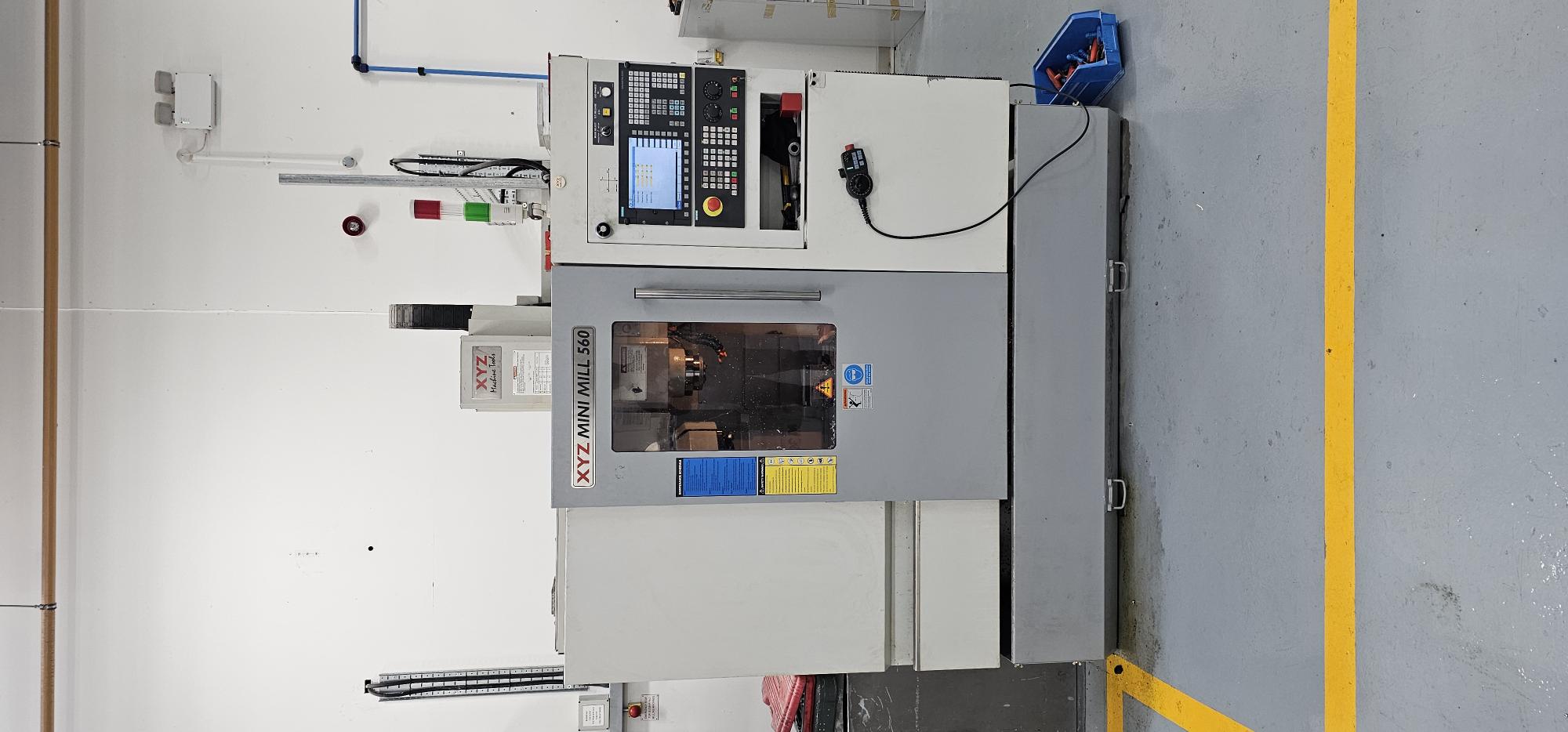 Used 2015 XYZ MINI MILL 560 VERTICAL CNC MACHINING CENRE