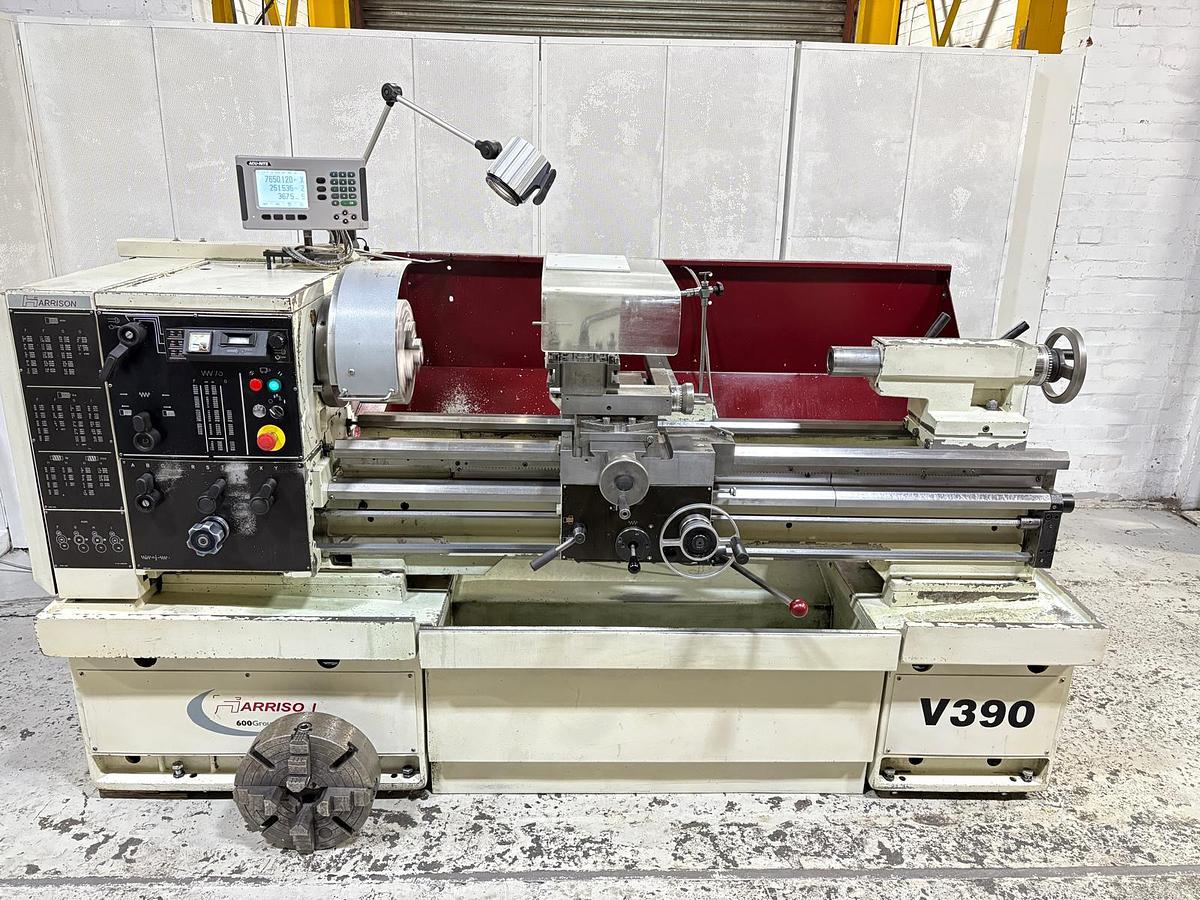 Used 2011 HARRISON V390 x 1250 GAP BED CENTRE LATHE