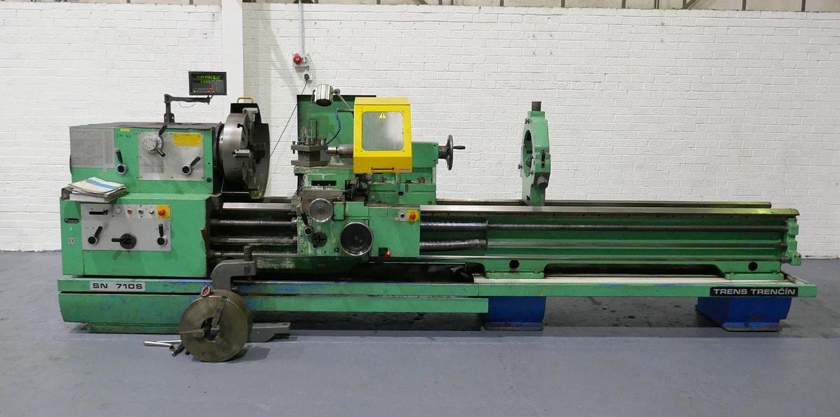 Used 2007 TRENS SN710S GAP BED UNIVERSAL CENTRE LATHE