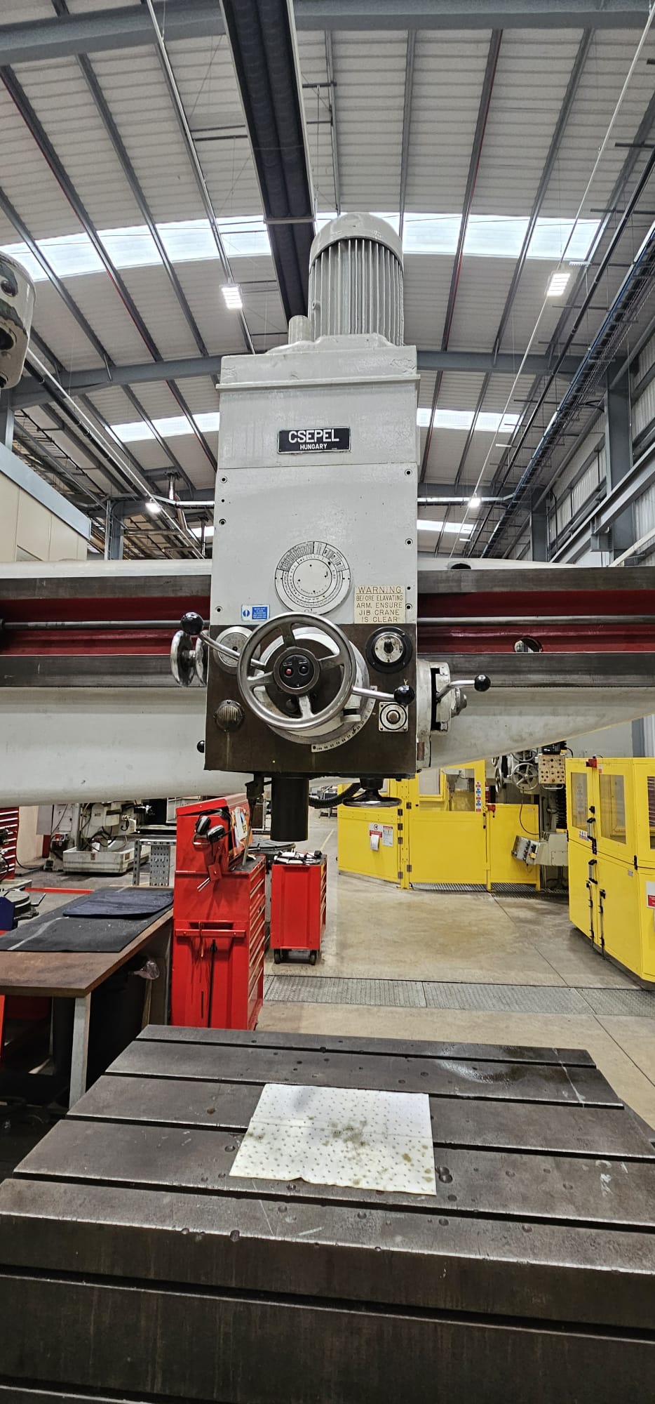 Used CESPEL RFH 100 x 2250 HEAVY DUTY RADIAL ARM DRILLING MACHINE